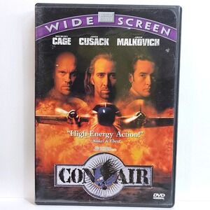 Con Air DVD Widescreen Edition Nicolas Cage John Cusack John‎ Malkovich Action R